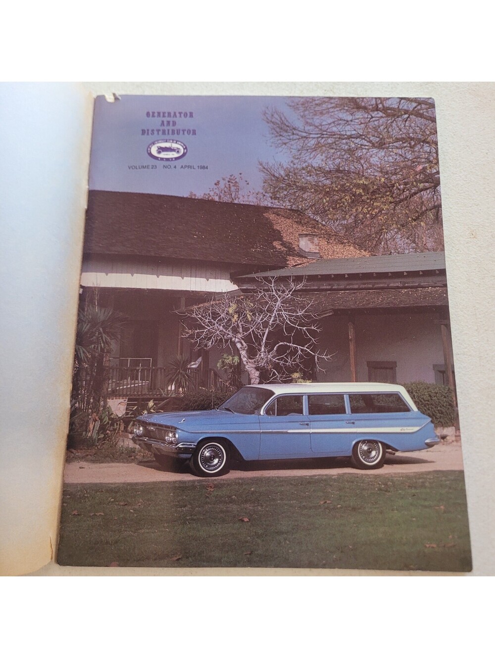 Generator And Distributor Magazine #4 - Apr 1984 - Vol.23 - Vintage Chevy Club